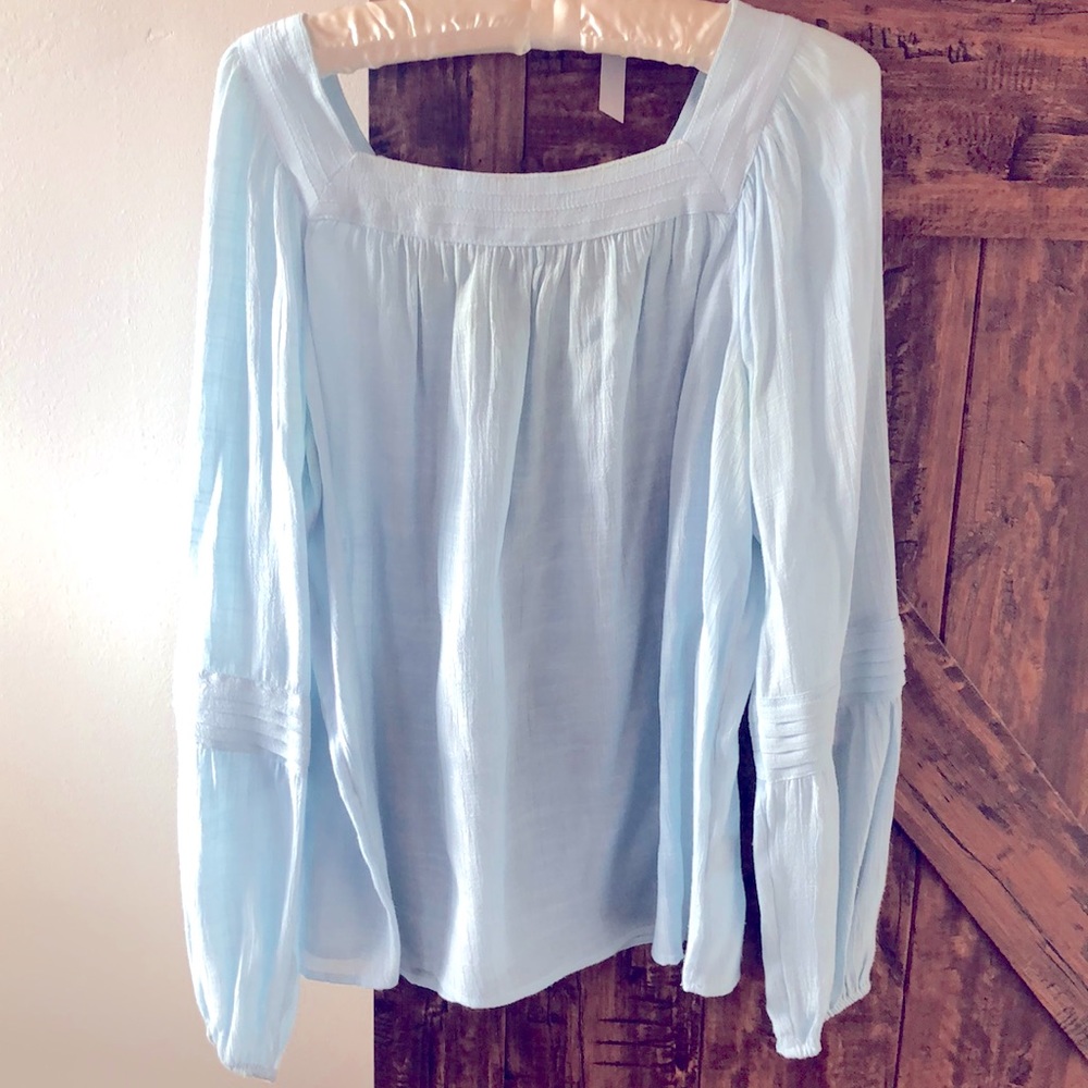 Baby blue blouse by Lauren Conrad